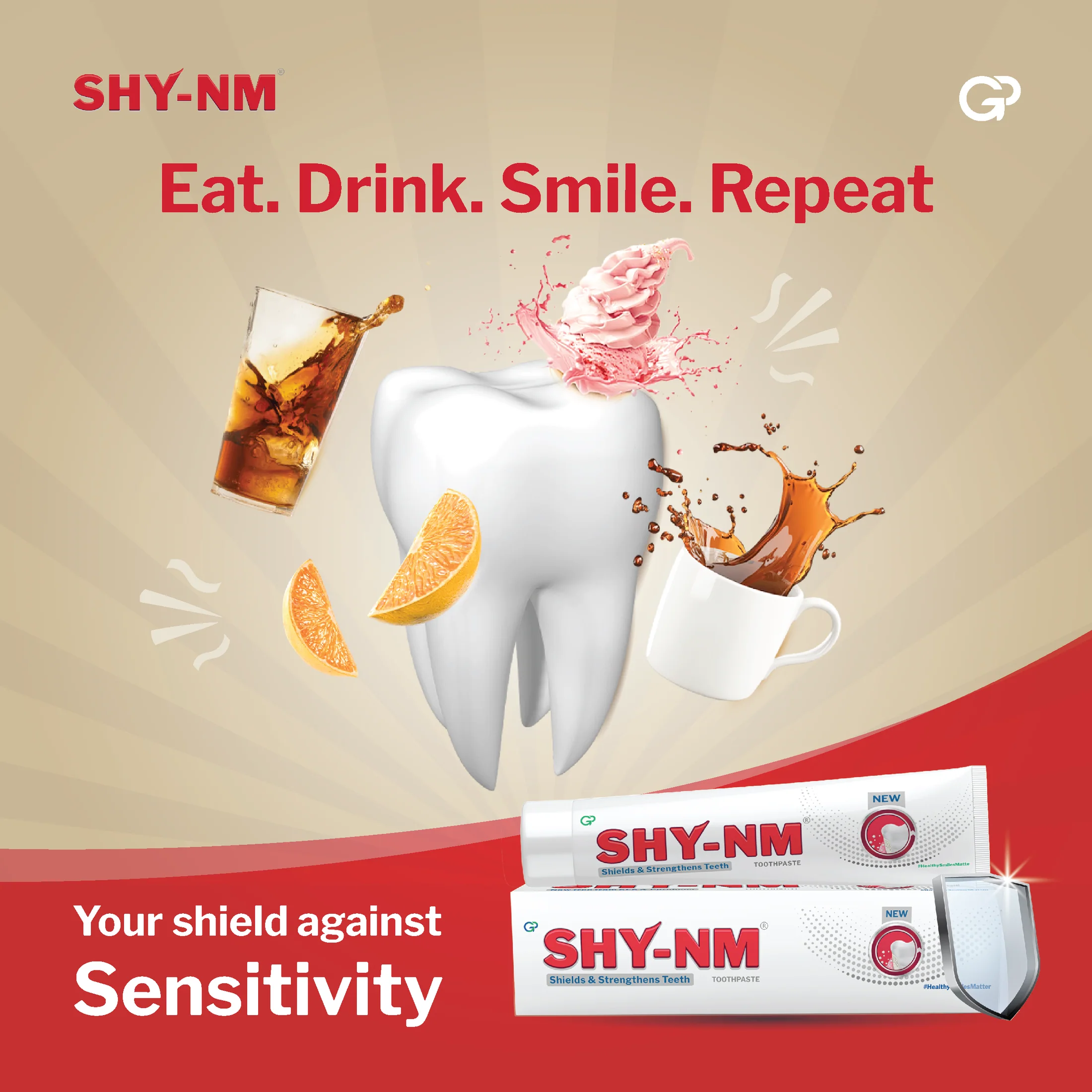 SHY-NM, Sensitivity care. Design by Smita.